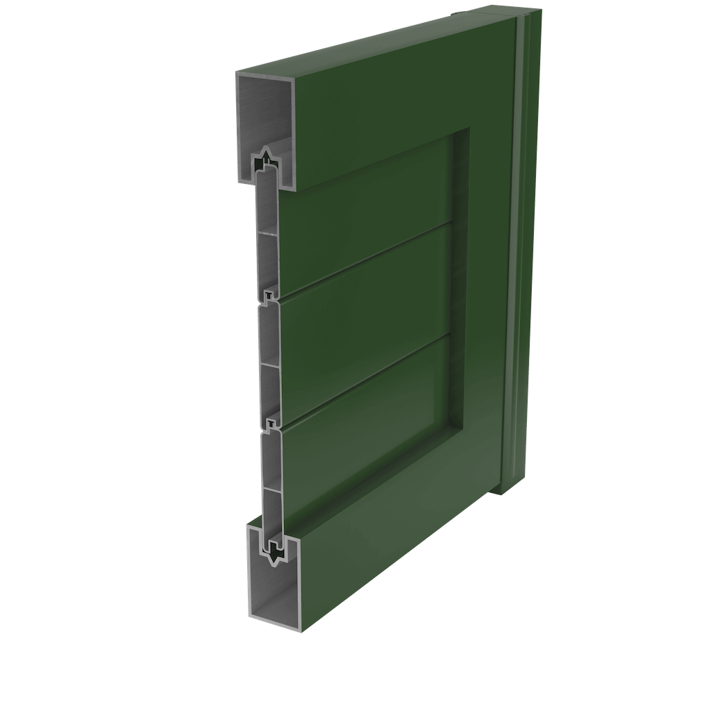 Puertas, vallas y cancelas de exterior. Aluminio soldado